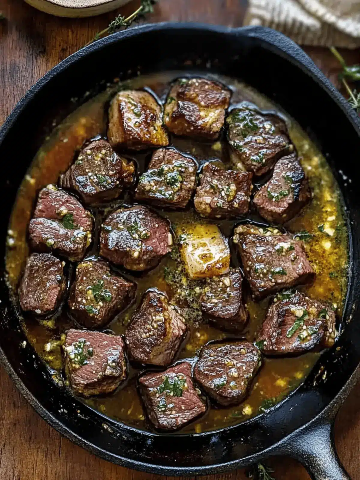Cowboy Butter Steak Bites: Quick, Juicy Bliss for Dinner 3 Cowboy Butter Steak Bites