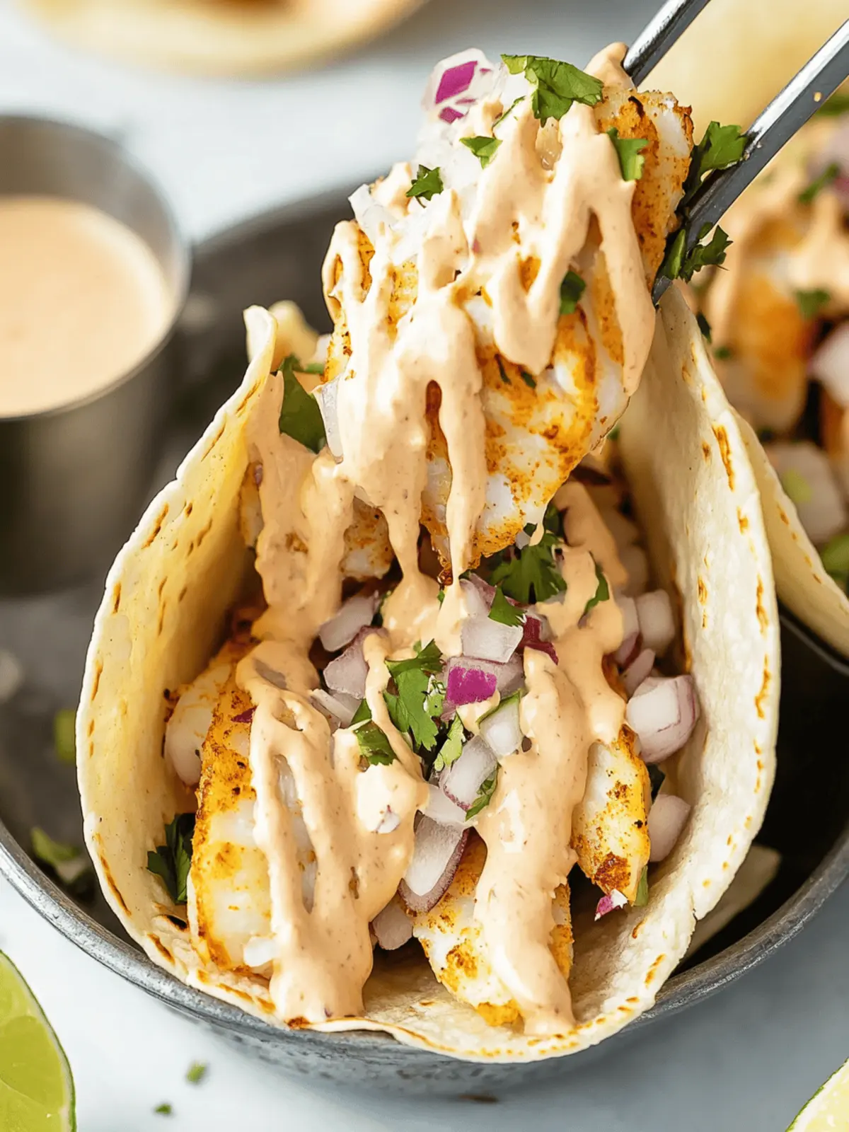 Delicious Fish Tacos with Creamy Sauce: A Family Favorite 3 Fish Tacos