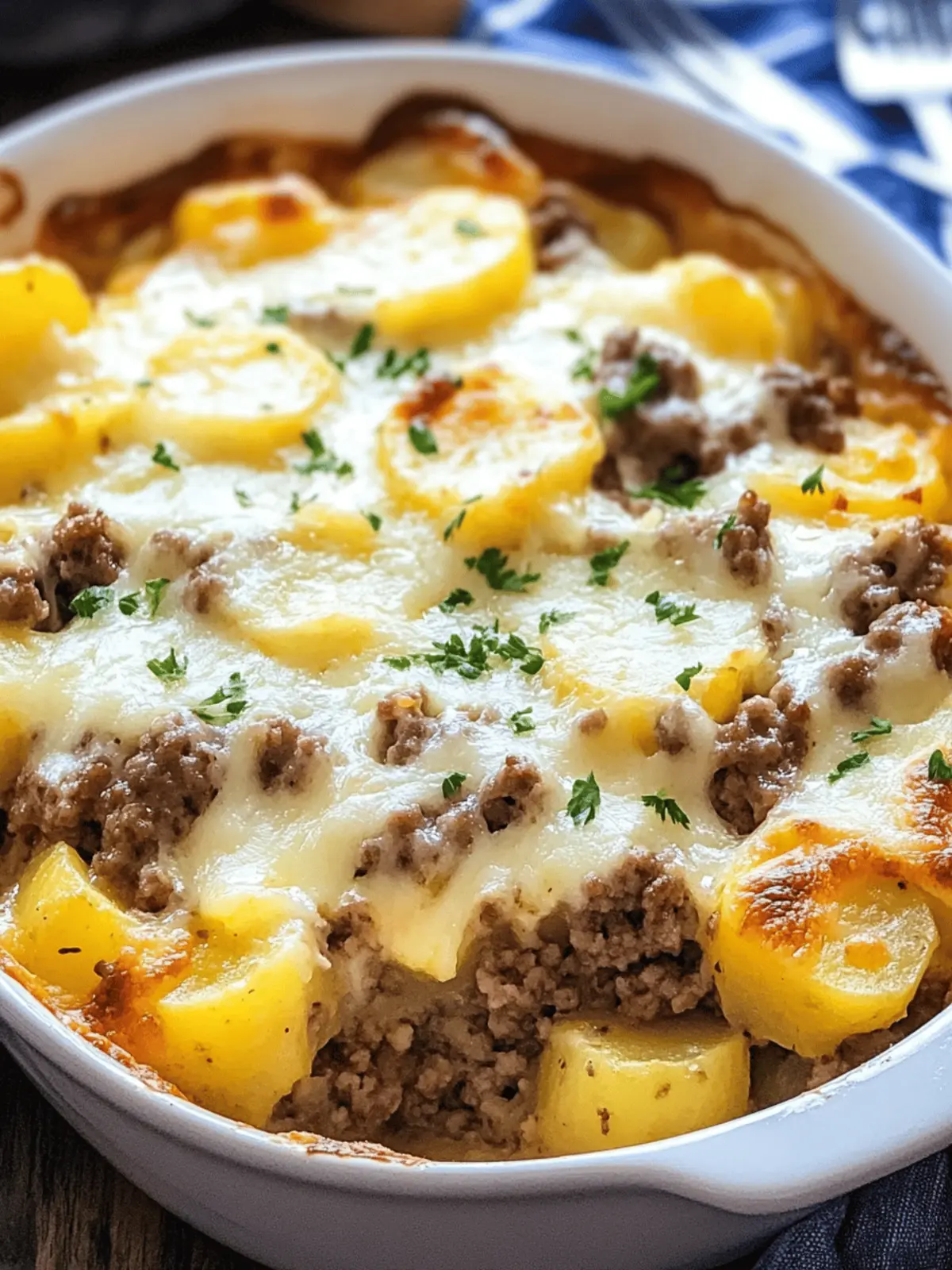 Cheesy Hamburger Potato Casserole for Cozy Family Nights 4 Cheesy Hamburger Potato Casserole