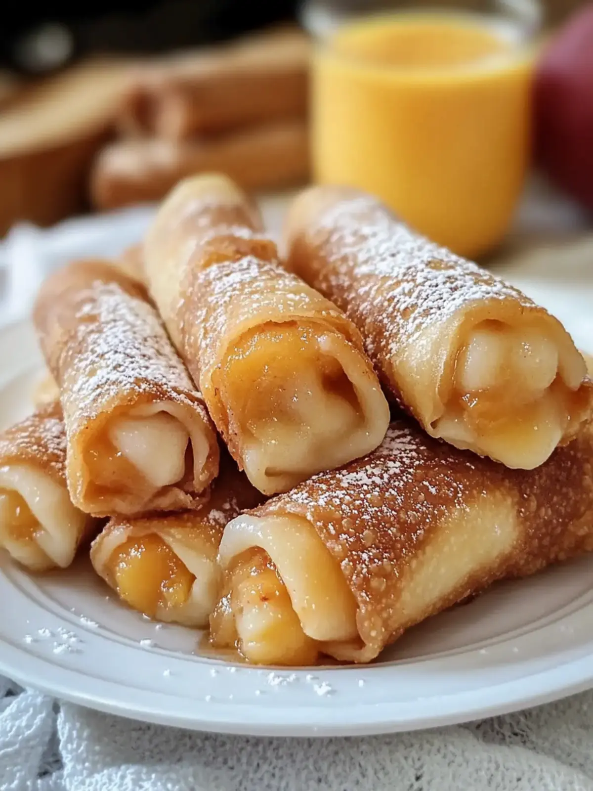 Peach Cobbler Egg Rolls Recipe That'll Wow Your Taste Buds 3 Peach Cobbler Egg Rolls Recipe