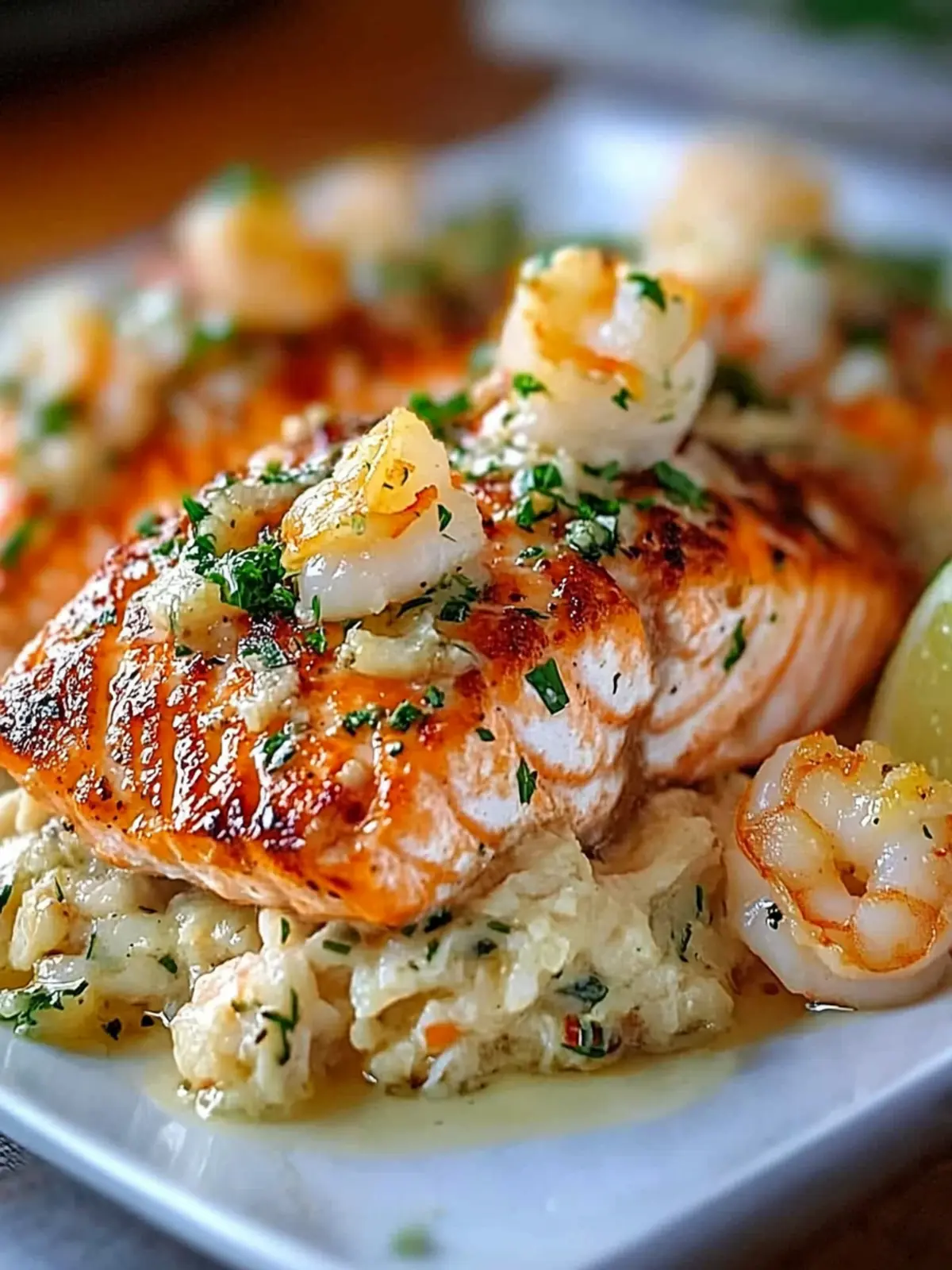 Elegant Crab Shrimp Stuffed Salmon for a Perfect Dinner Delight 4 Elegant Crab Shrimp Stuffed Salmon