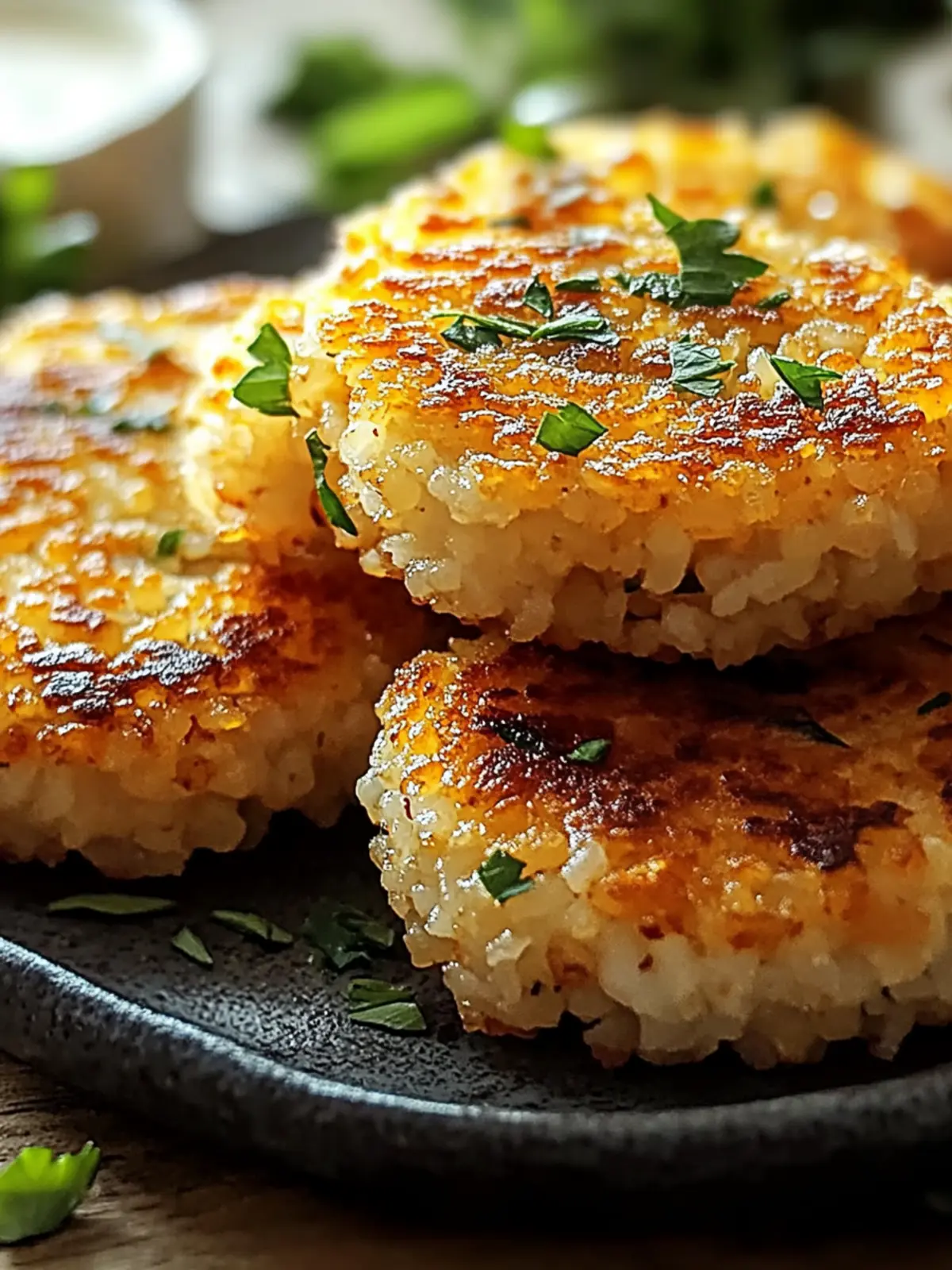 Irresistible Crispy Rice Patties: Your New Favorite Snack! 3 Crispy Rice Patties