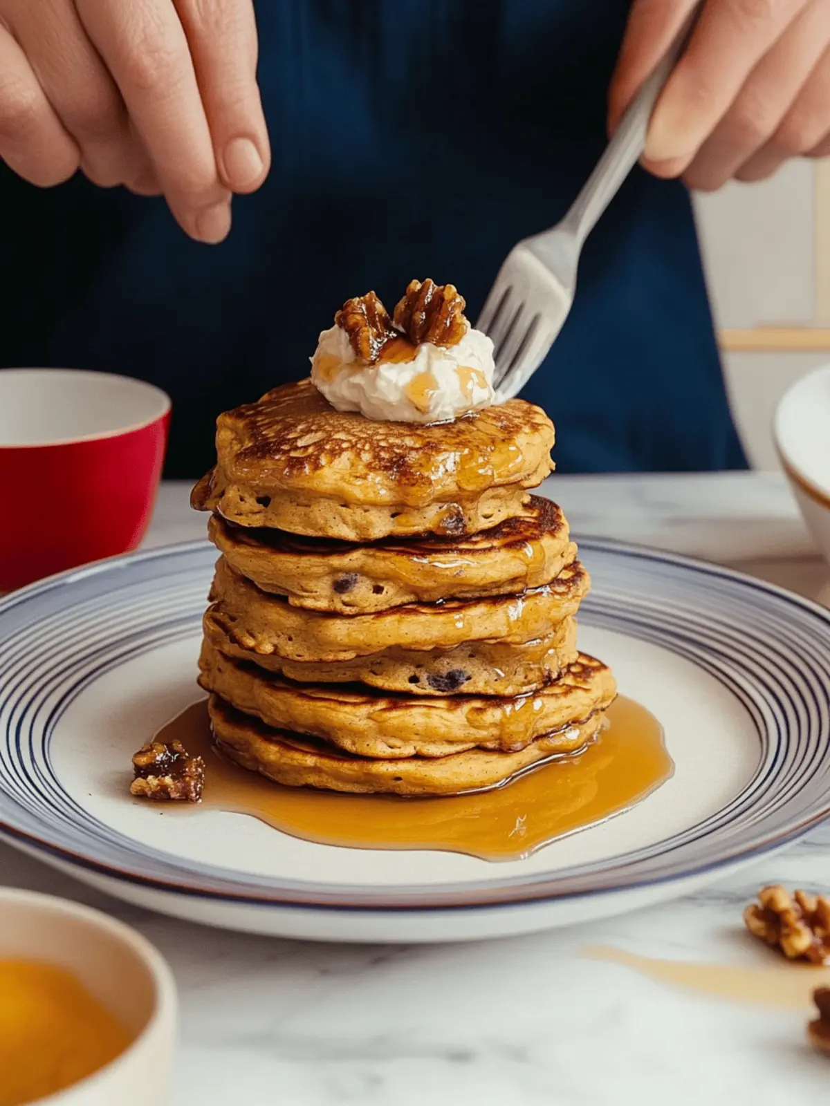 Fluffy Pumpkin Pancakes with Whipped Maple Cinnamon Bliss 3 Fluffy Pumpkin Pancakes with Whipped Maple Cinnamon Butter