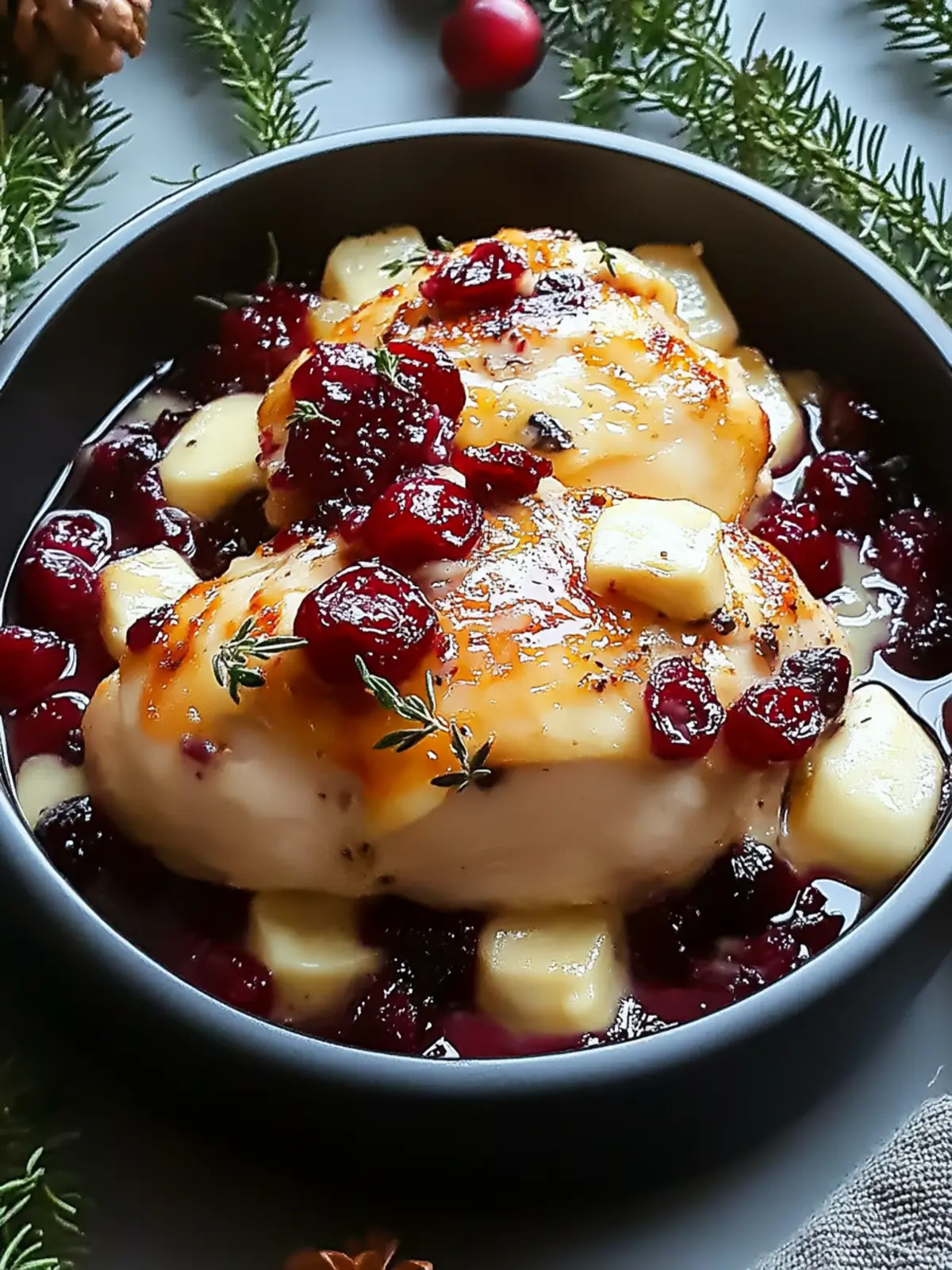 Cranberry Brie Stuffed Chicken for a Showstopping Dinner 3 Cranberry Brie Stuffed Chicken