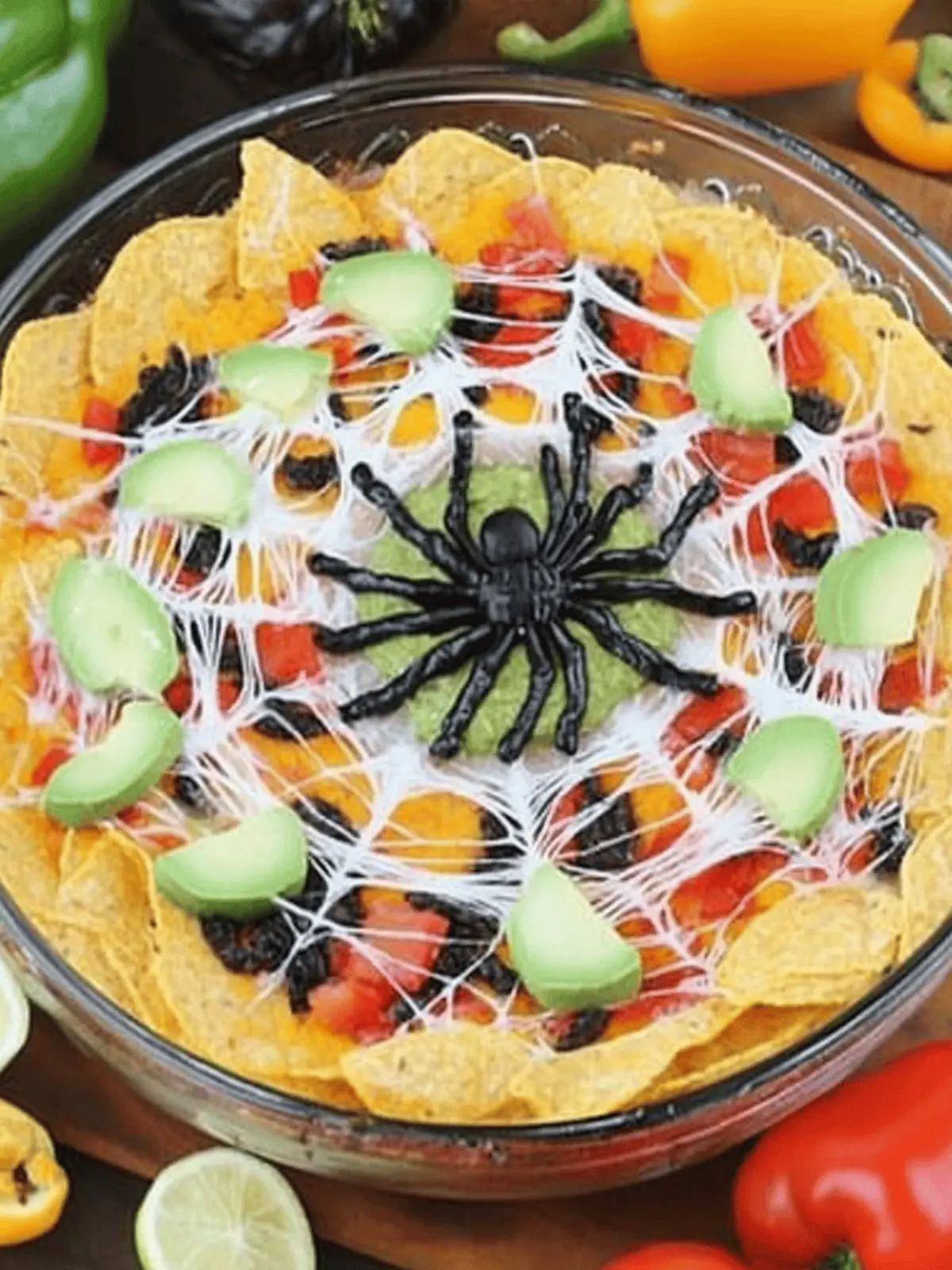 Transform Your Parties with Spider Web Taco Dip Magic 3 Spider Web Taco Dip