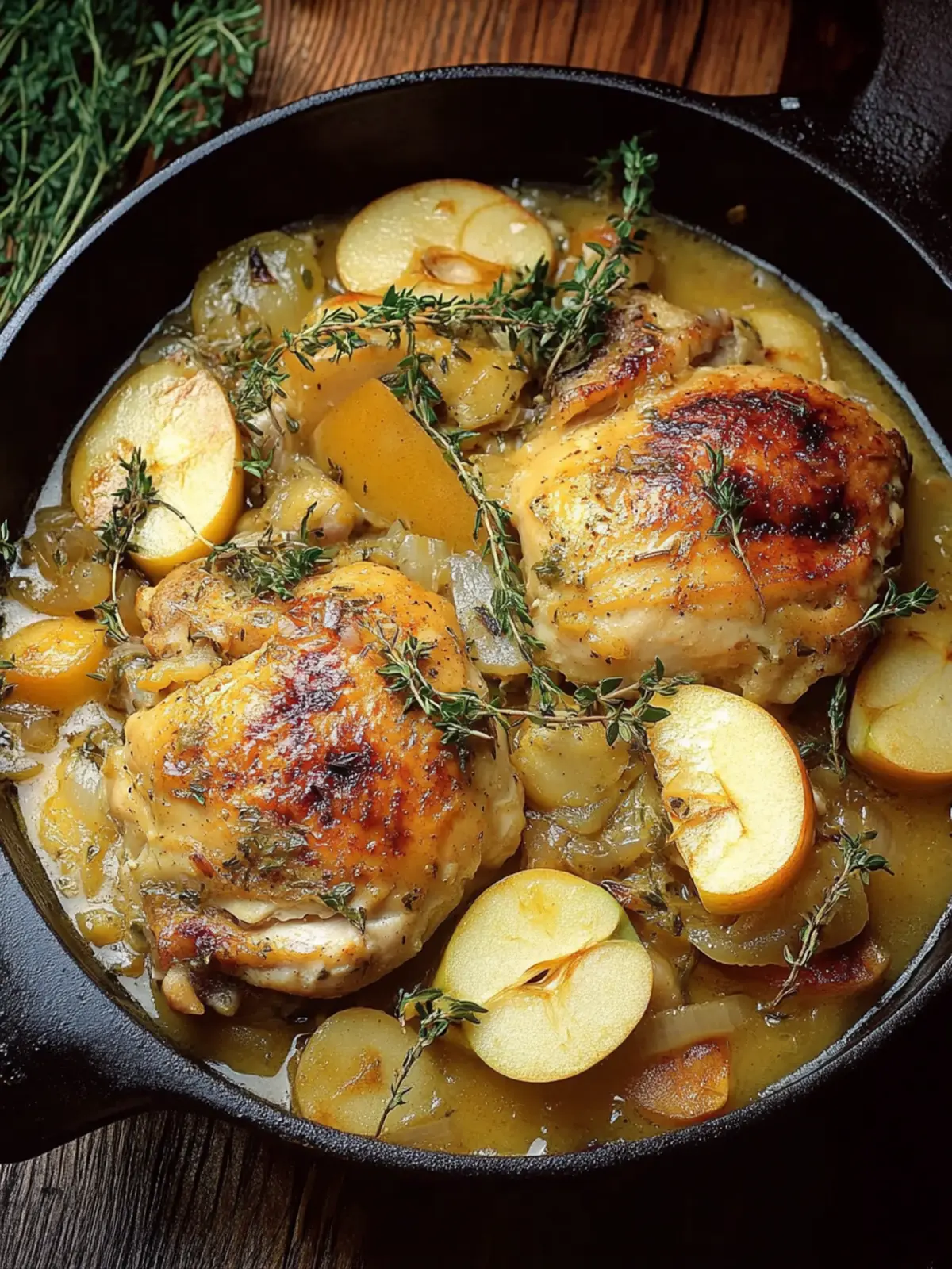 Cozy Up with French Apple Cider Chicken Tonight 2 French Apple Cider Chicken