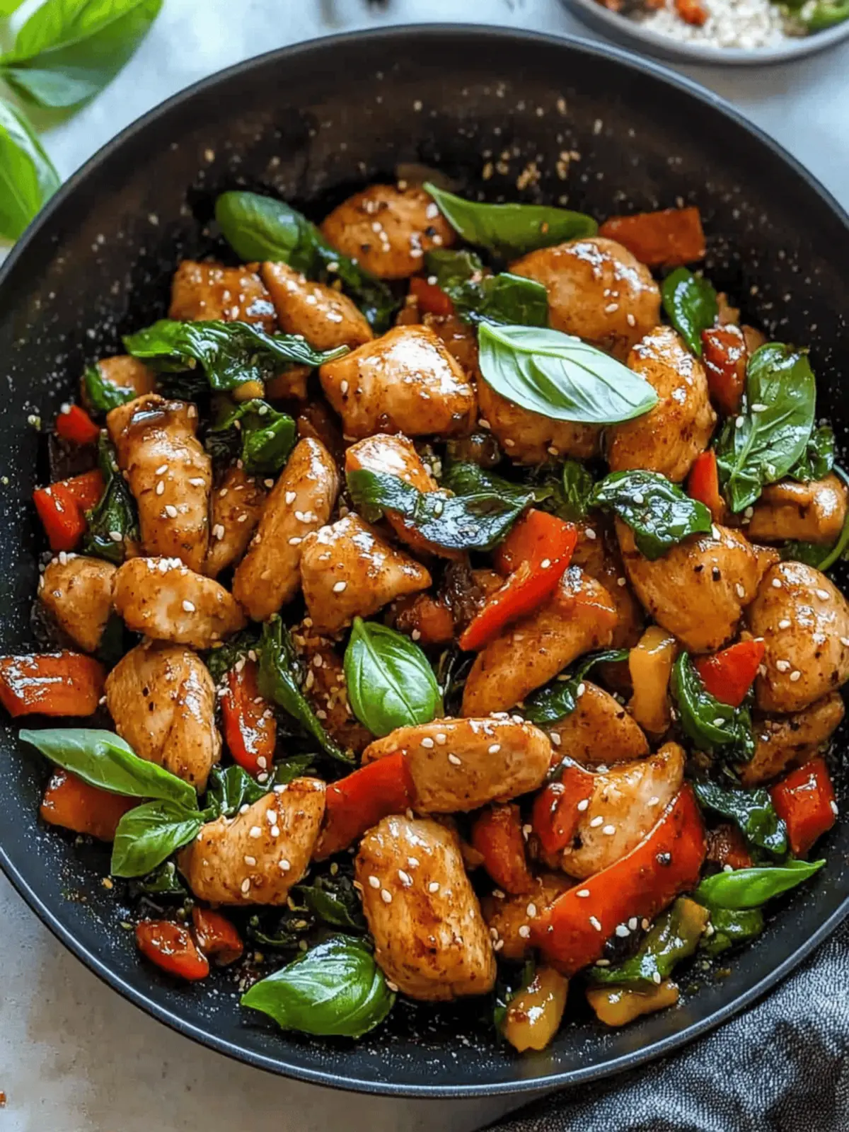 Savor Thai Basil Chicken: A 30-Minute Flavor Adventure 2 Thai Basil Chicken
