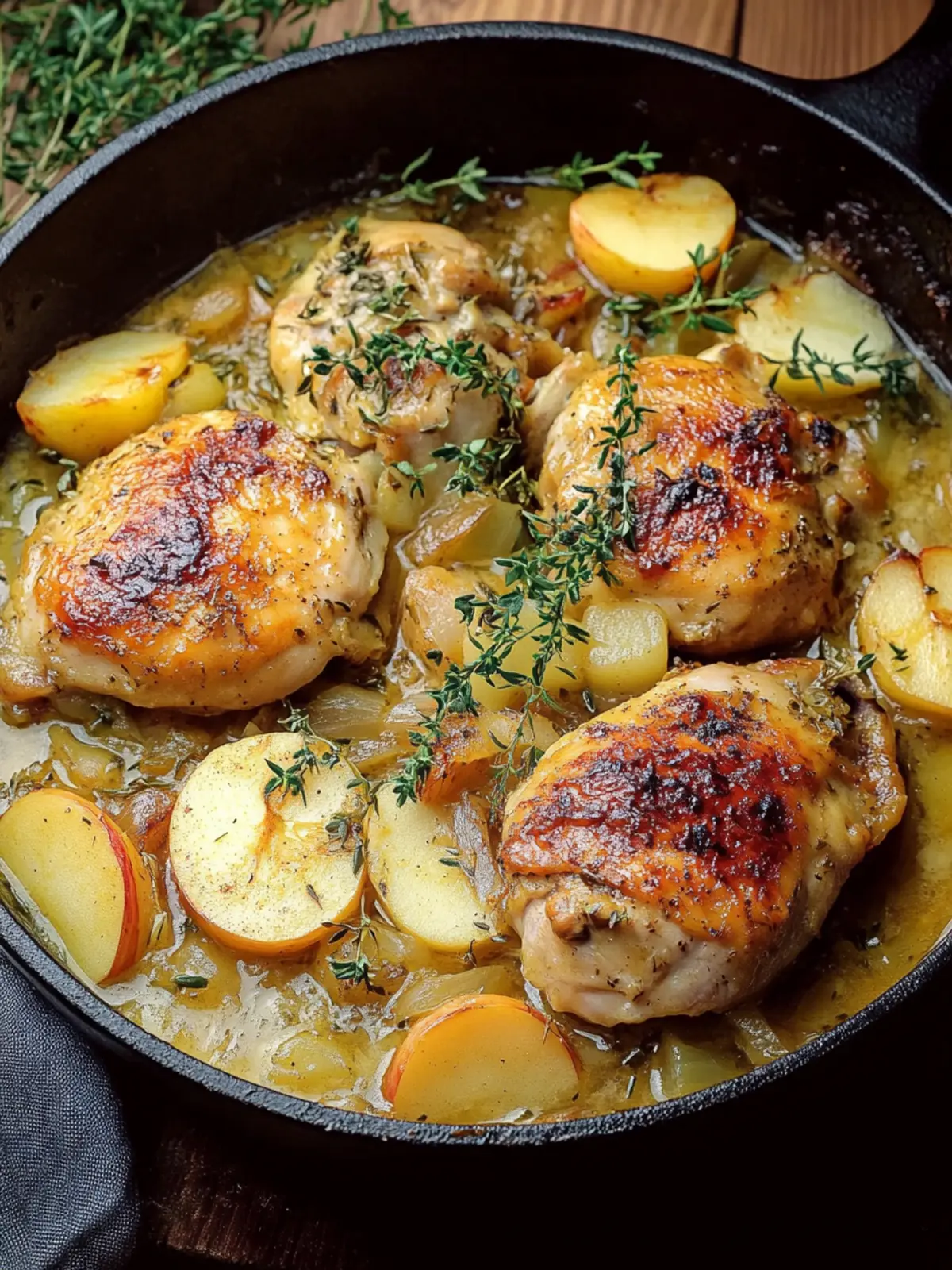 Cozy Up with French Apple Cider Chicken Tonight 4 French Apple Cider Chicken