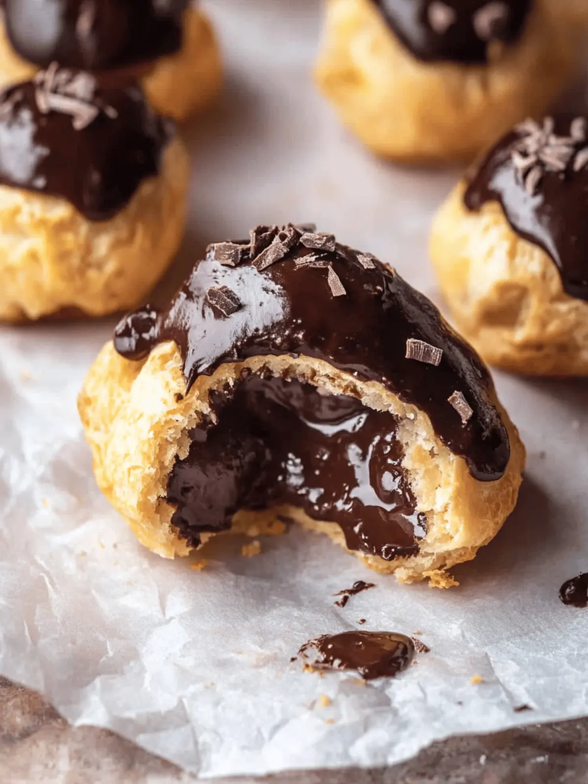 Delightful Homemade Chocolate Cream Puffs You ll Crave 4 Chocolate Cream Puffs