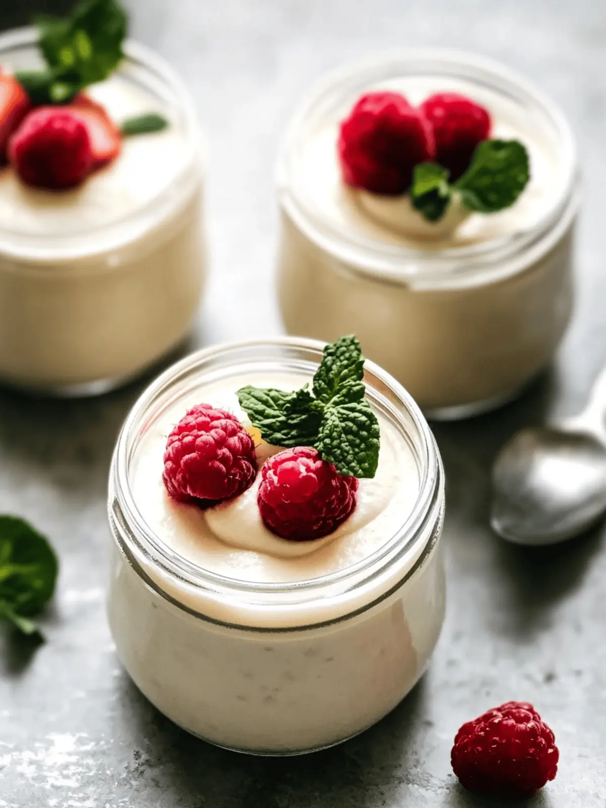 Creamy Ricotta Mousse with Raspberries: No-Bake Bliss 2 Ricotta Mousse