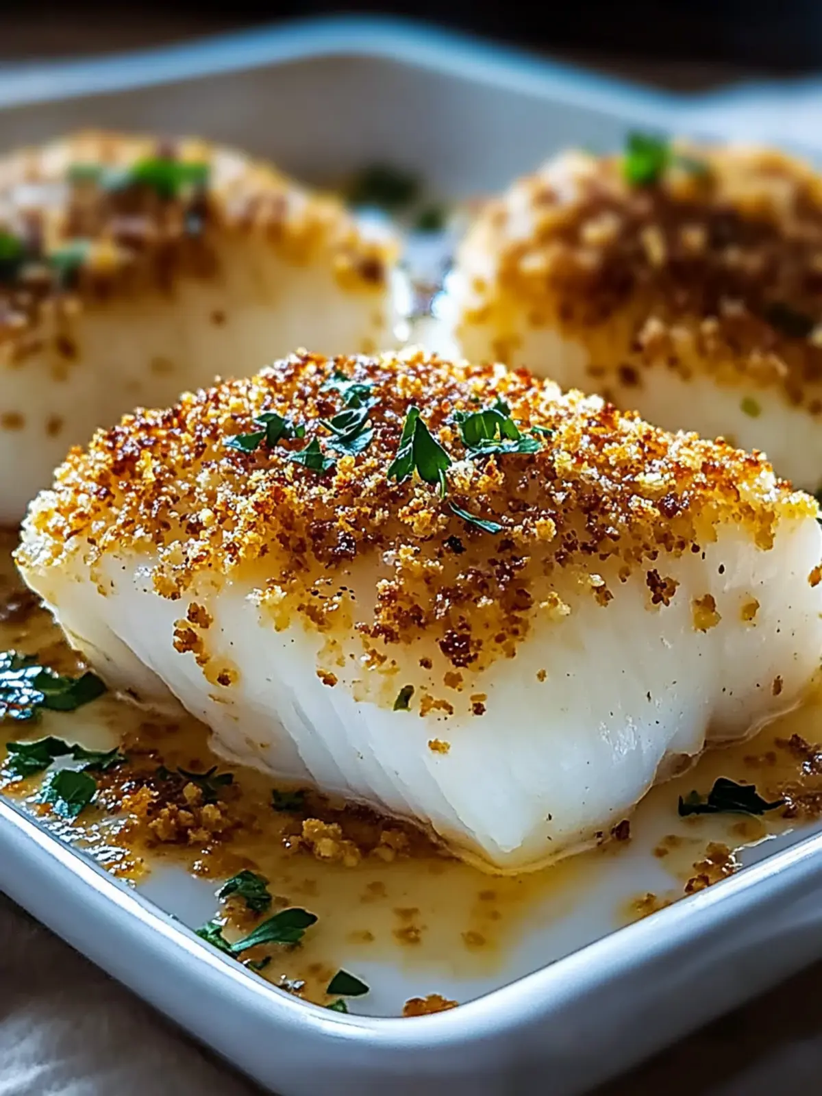 Savory Boston Baked Cod with Crispy Panko Topping Delight 4 Boston Baked Cod with Crispy Panko Topping
