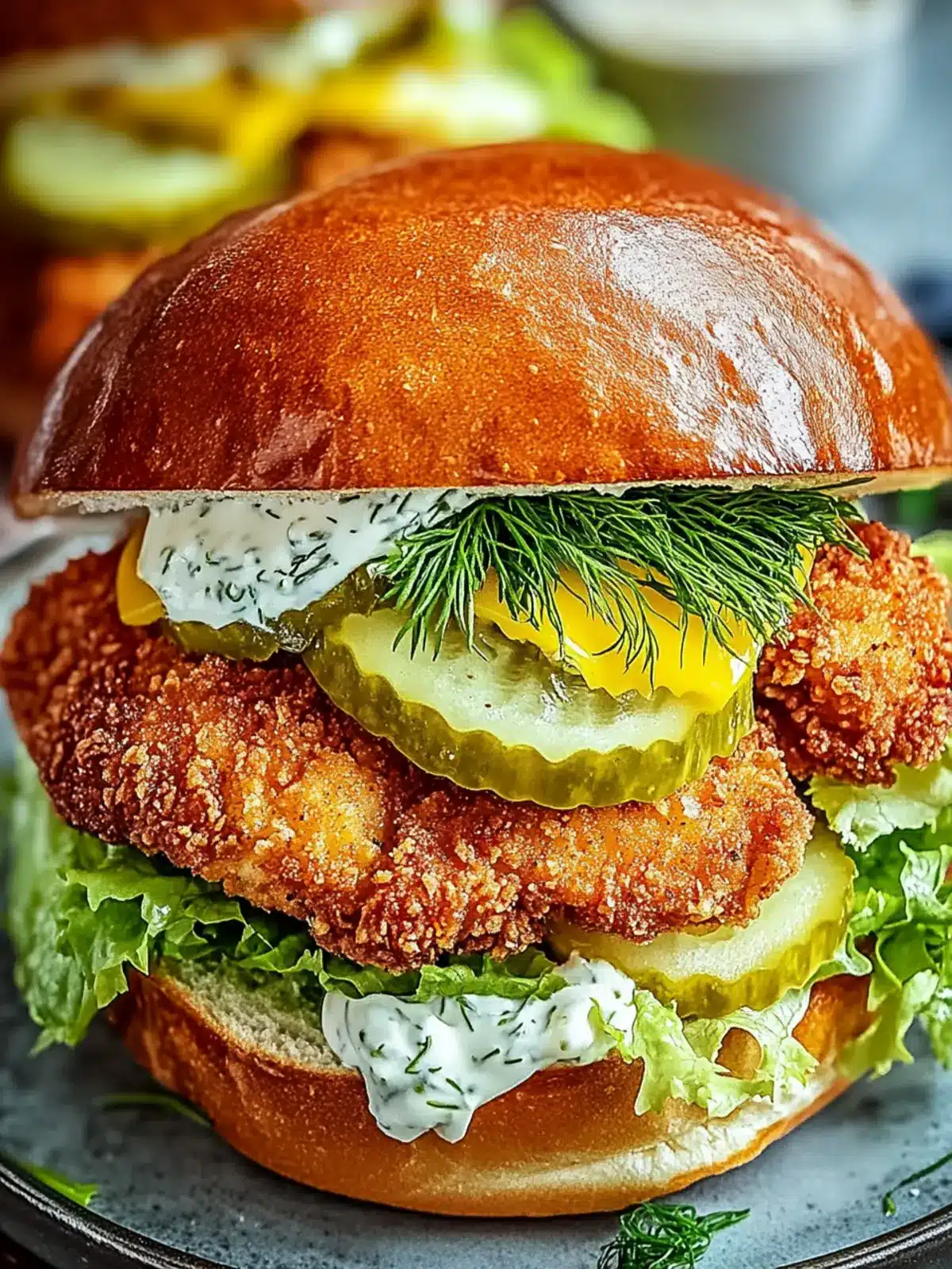 Crispy Dill Chicken Sandwich for the Ultimate Lunch Delight 3 Crispy Dill Chicken Sandwich