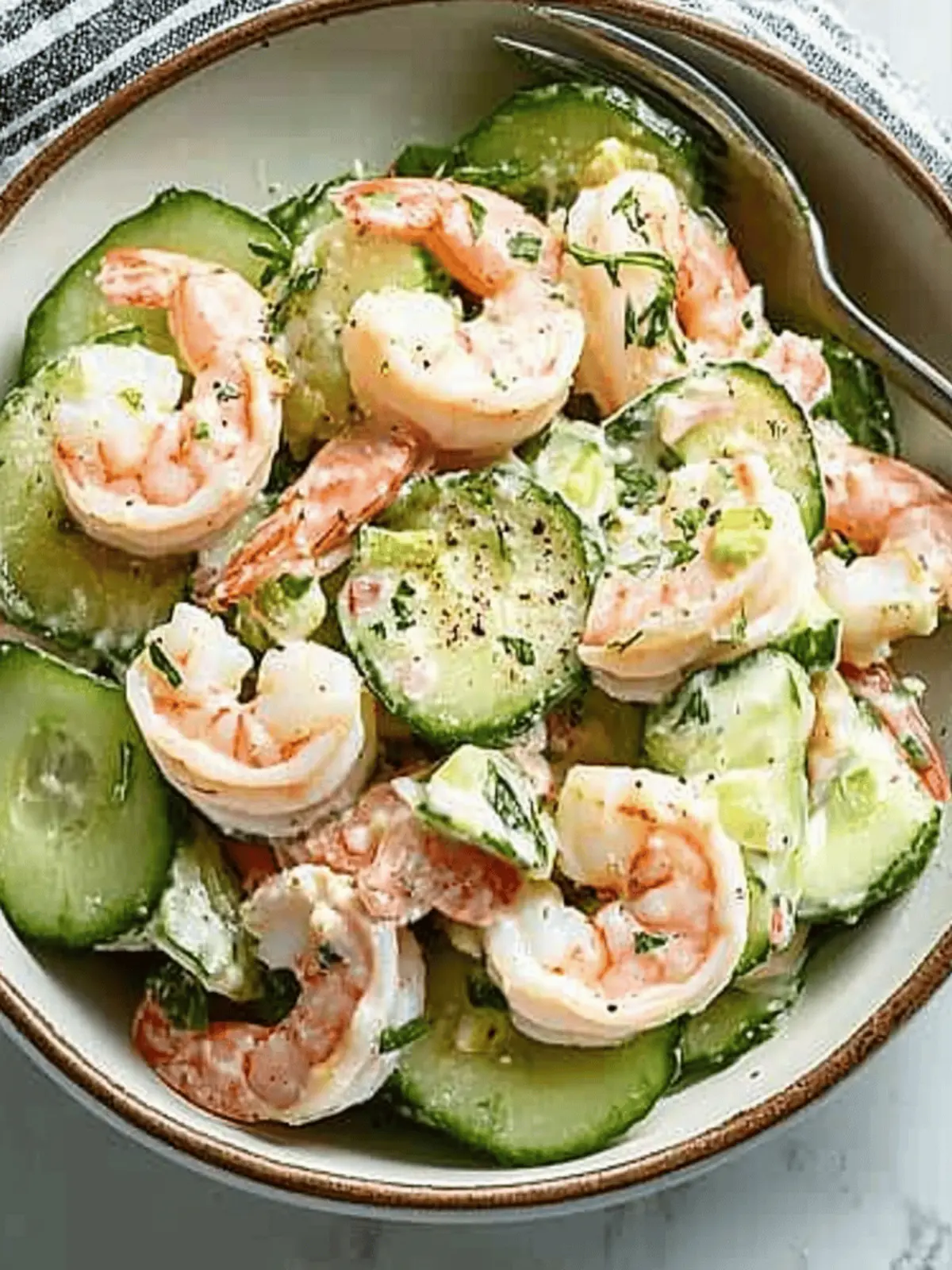 Creamy Cucumber Shrimp Salad That Elevates Summer Meals 4 Creamy Cucumber Shrimp Salad