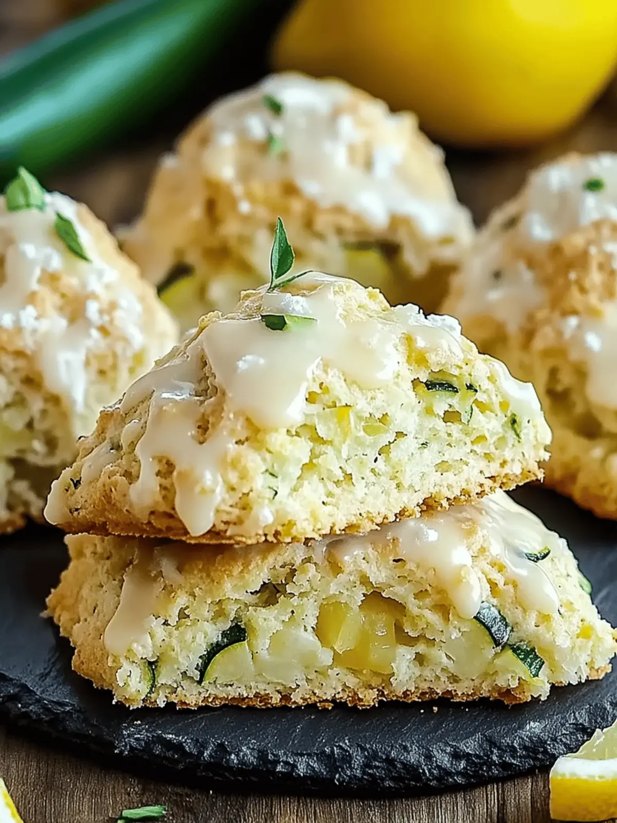Delicious Lemon Zucchini Scones Ready in 33 Minutes 4 Lemon Zucchini Scones