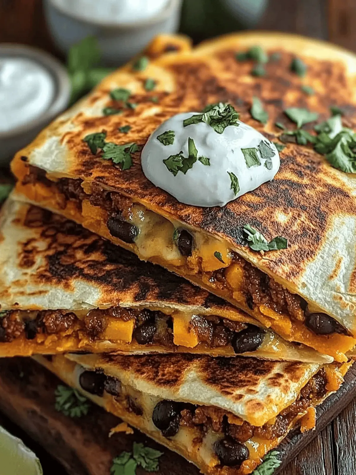 Savory Sweet Potato and Black Bean Quesadillas You ll Love 3 Savory Sweet Potato and Black Bean Quesadillas