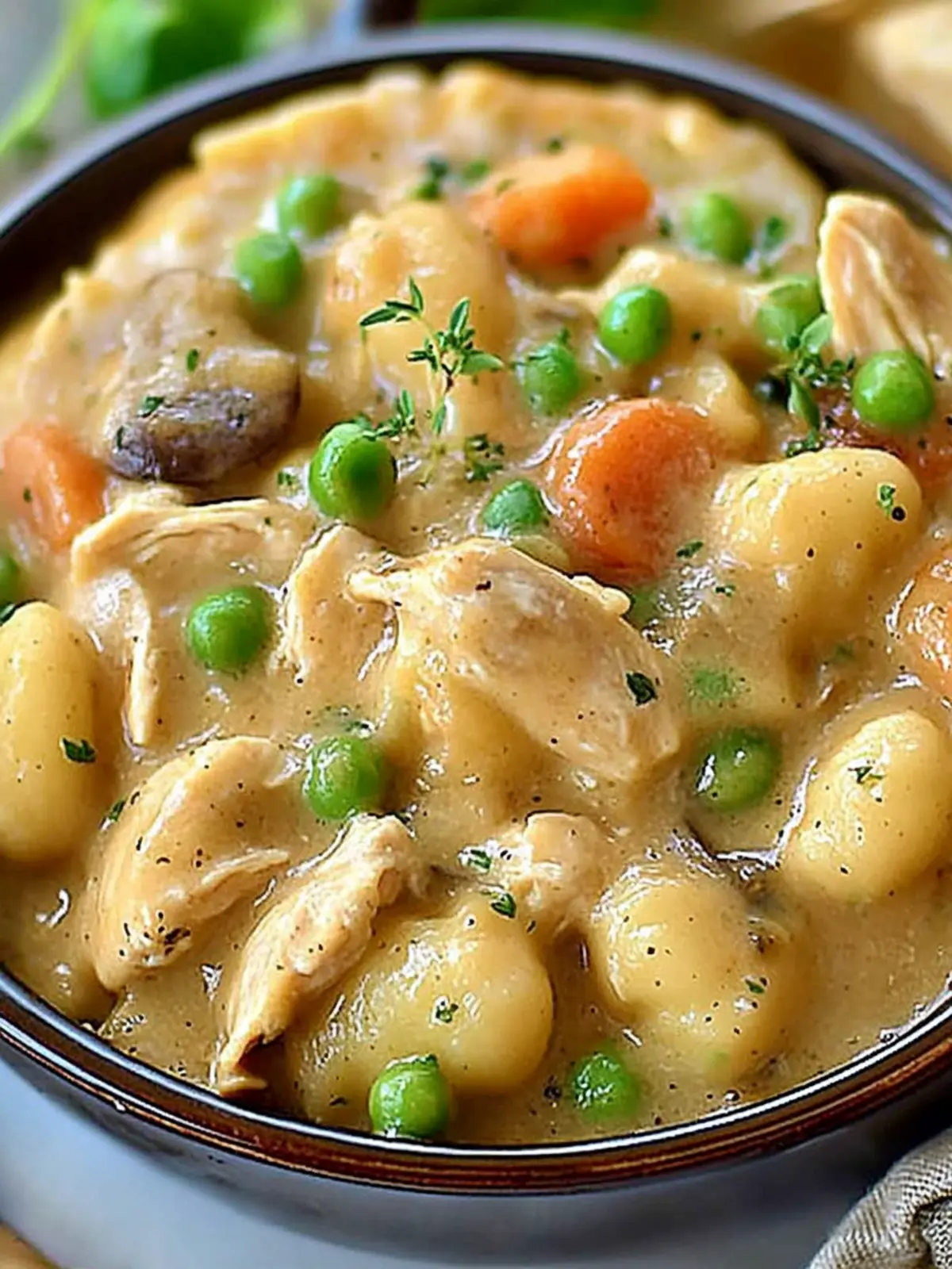 One-Pot Gnocchi Chicken Pot Pie for Cozy Weeknight Comfort 4 One Pot Gnocchi Chicken Pot Pie