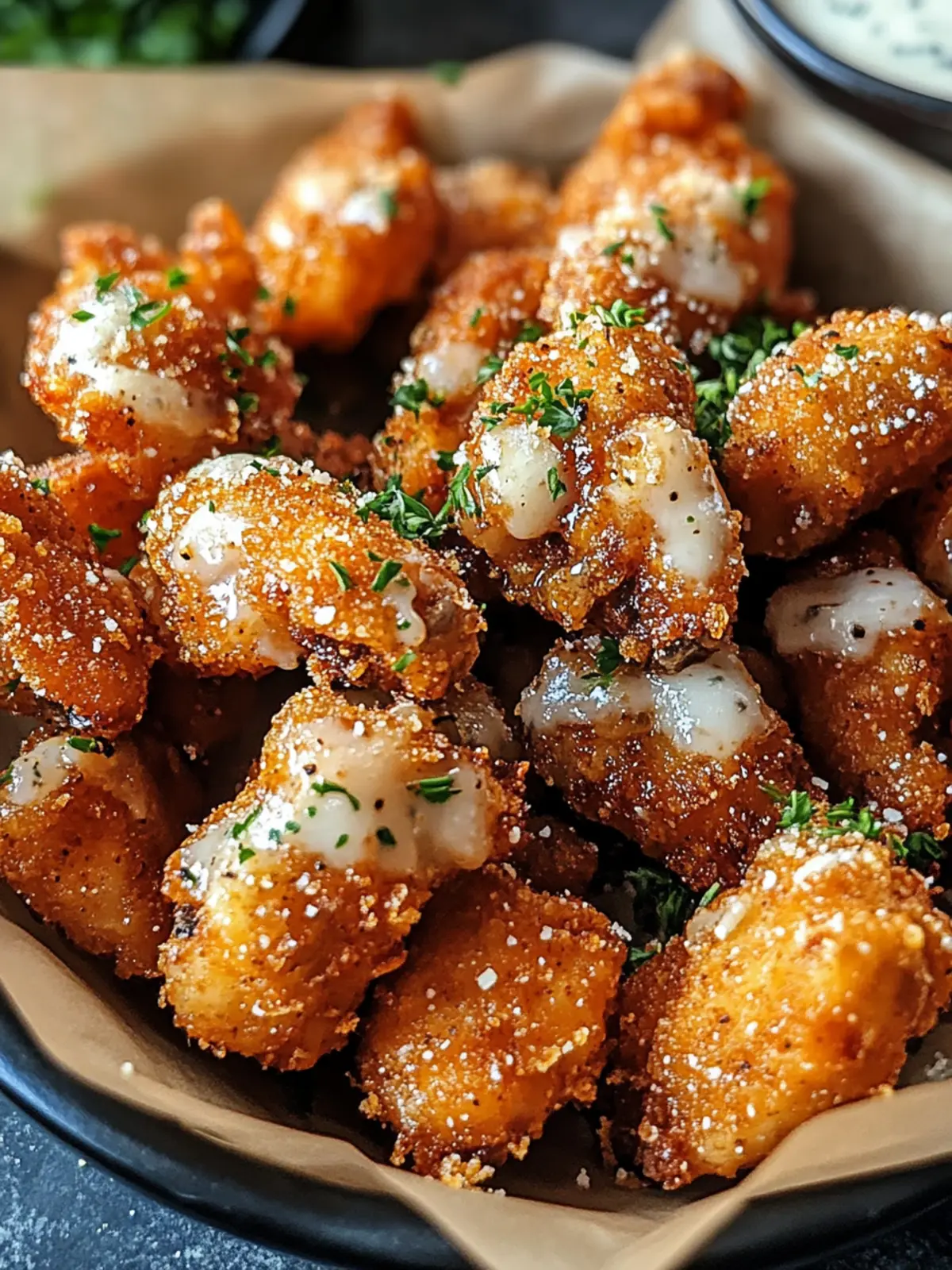 Crispy Baked Garlic Parmesan Boneless Wings You ll Crave Daily 4 Crispy Baked Garlic Parmesan Boneless Wings