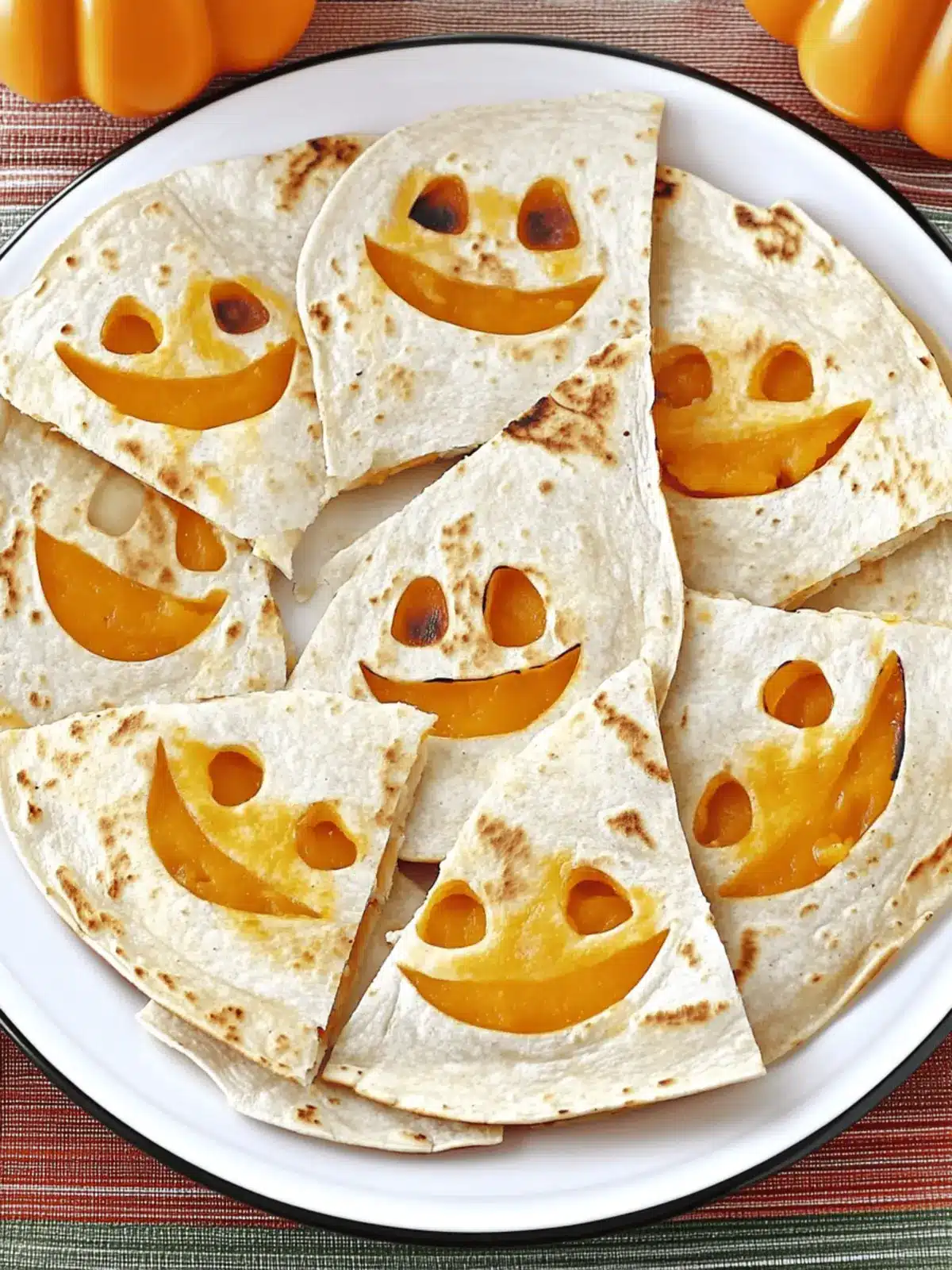 Jack o Lantern Quesadillas: Spooky, Cheesy Fun for Halloween 4 Jack o Lantern Quesadillas