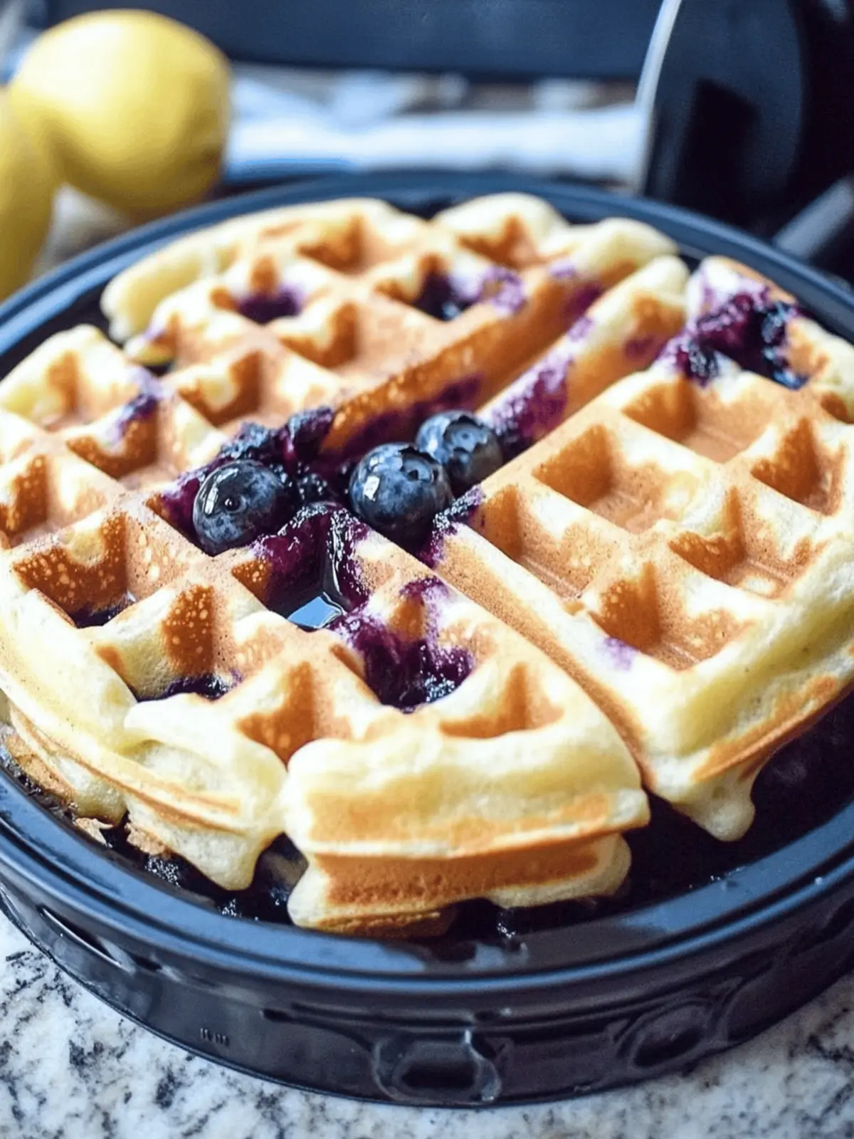 Lemon Blueberry Waffles: Your New Favorite Breakfast Treat 4 Lemon Blueberry Waffles