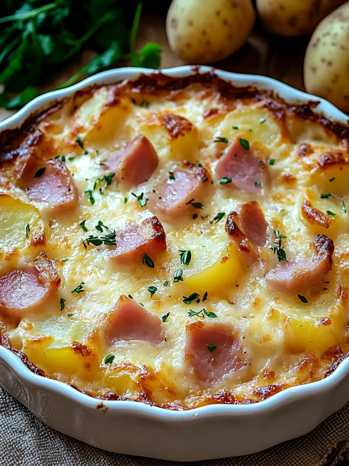 Ham and Potato Au Gratin: Your New Favorite Cozy Comfort Dish 3 Ham and Potato Au Gratin