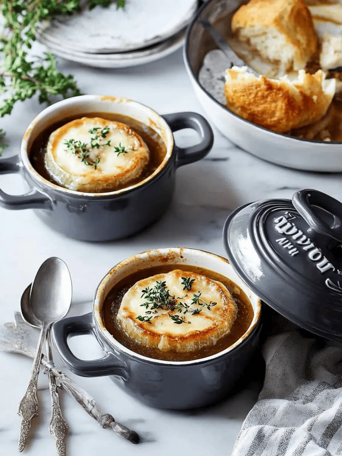 Savory Vegetarian French Onion Soup for Cozy Evenings 2 French Onion Soup
