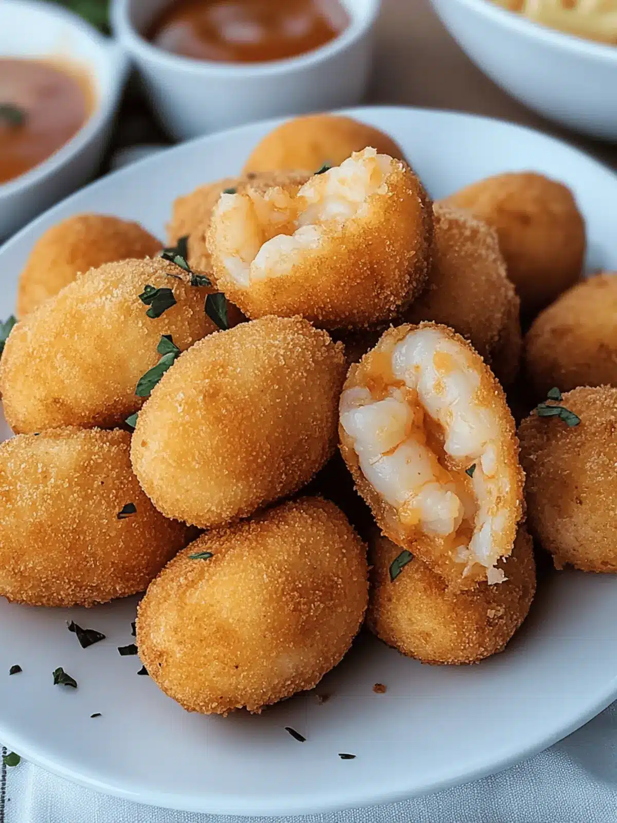 Delicious Portuguese Shrimp Croquettes with Customizable Twists 2 Portuguese Shrimp Croquettes