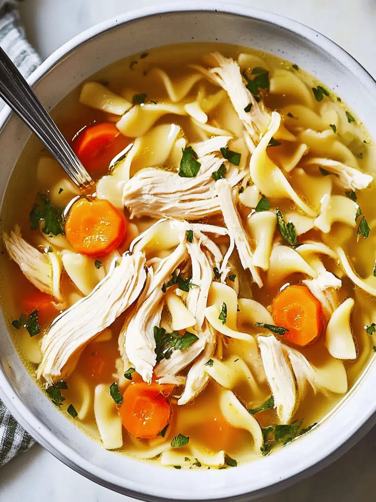 Heartwarming Chicken Noodle Soup for Ultimate Comfort 3 Chicken Noodle Soup
