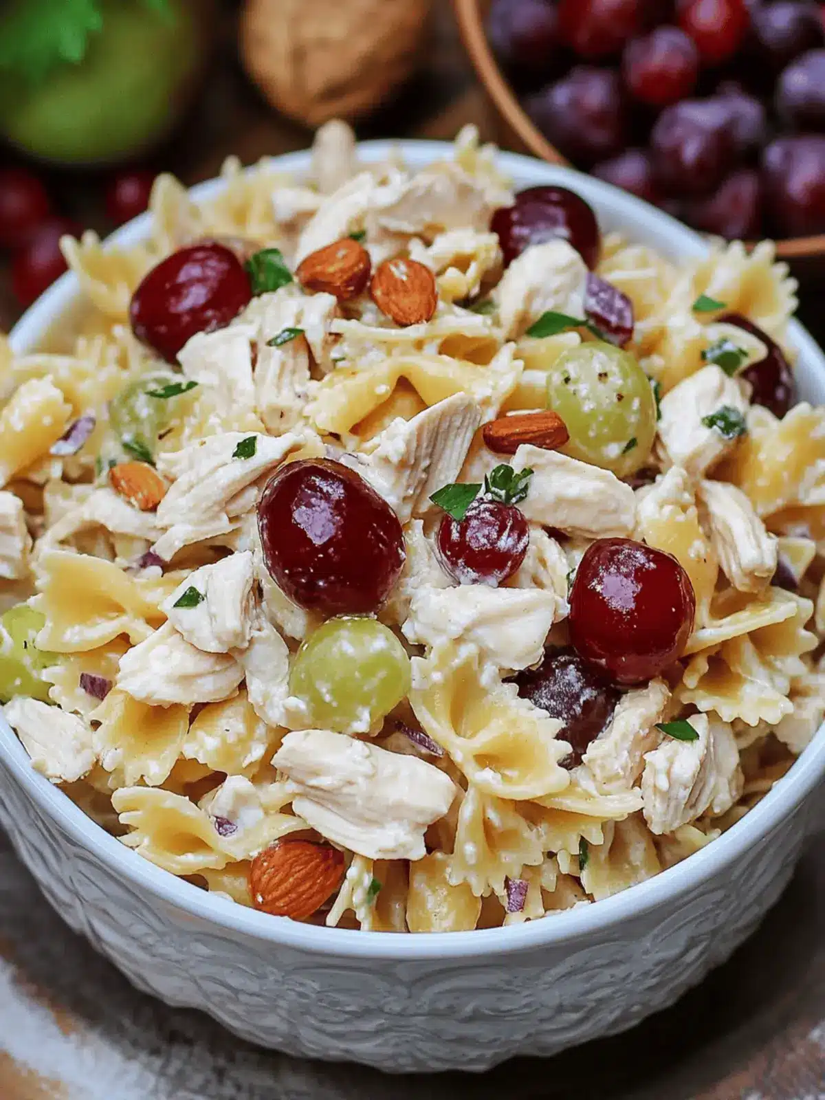 Waldorf Chicken Pasta Salad: A Flavorful Twist on Tradition 2 Waldorf Chicken Pasta Salad