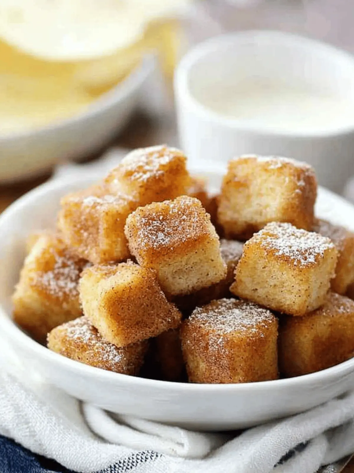 Cinnamon Roll French Toast Bites: Breakfast Bliss Awaits 2 Cinnamon Roll French Toast Bites