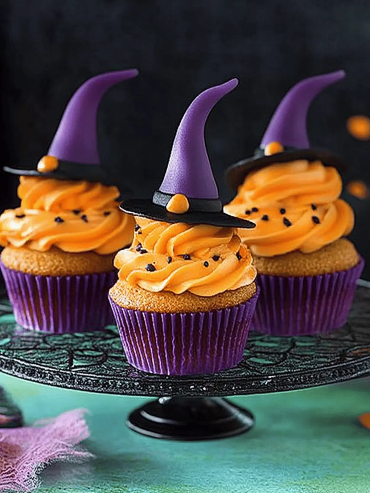 Witch Hat Cupcakes - Spook Up Your Halloween Party Treats 2 Witch Hat Cupcakes