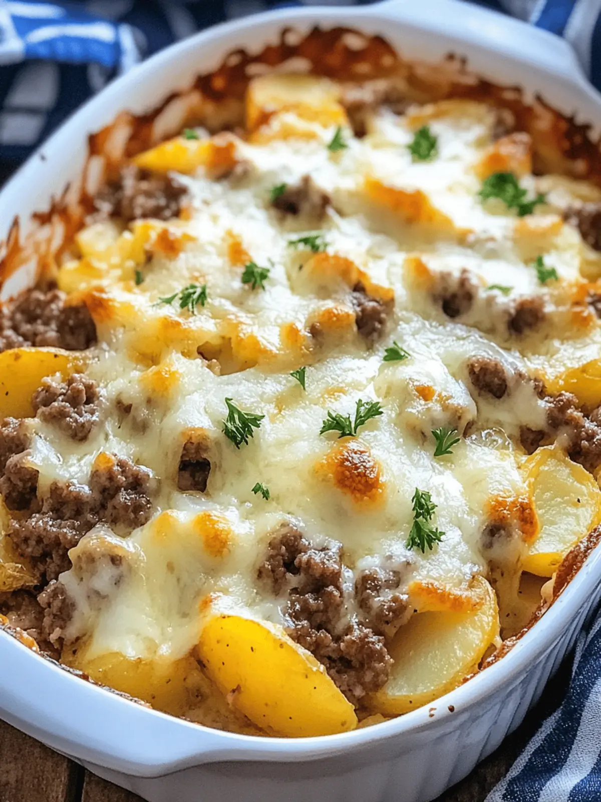 Cheesy Hamburger Potato Casserole for Cozy Family Nights 2 Cheesy Hamburger Potato Casserole