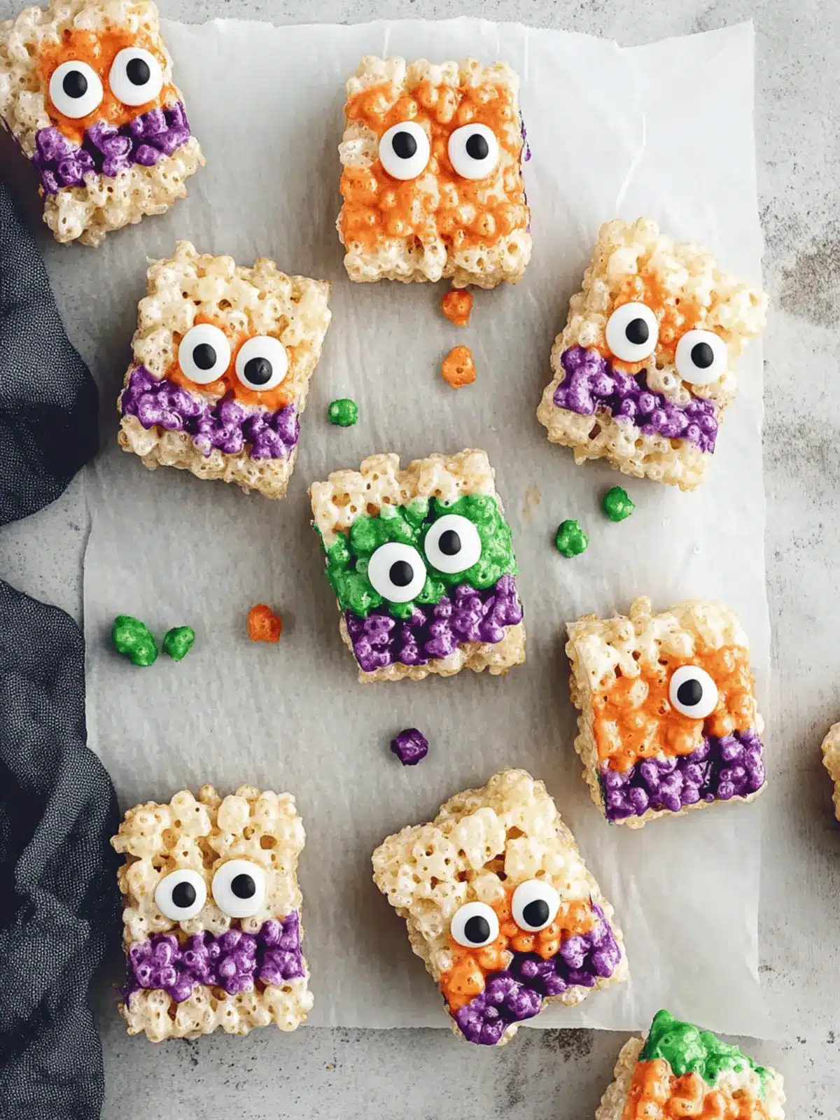 Easy Rice Krispie Monster Treats that Kids Will Love 3 Easy Rice Krispie Monster Treats