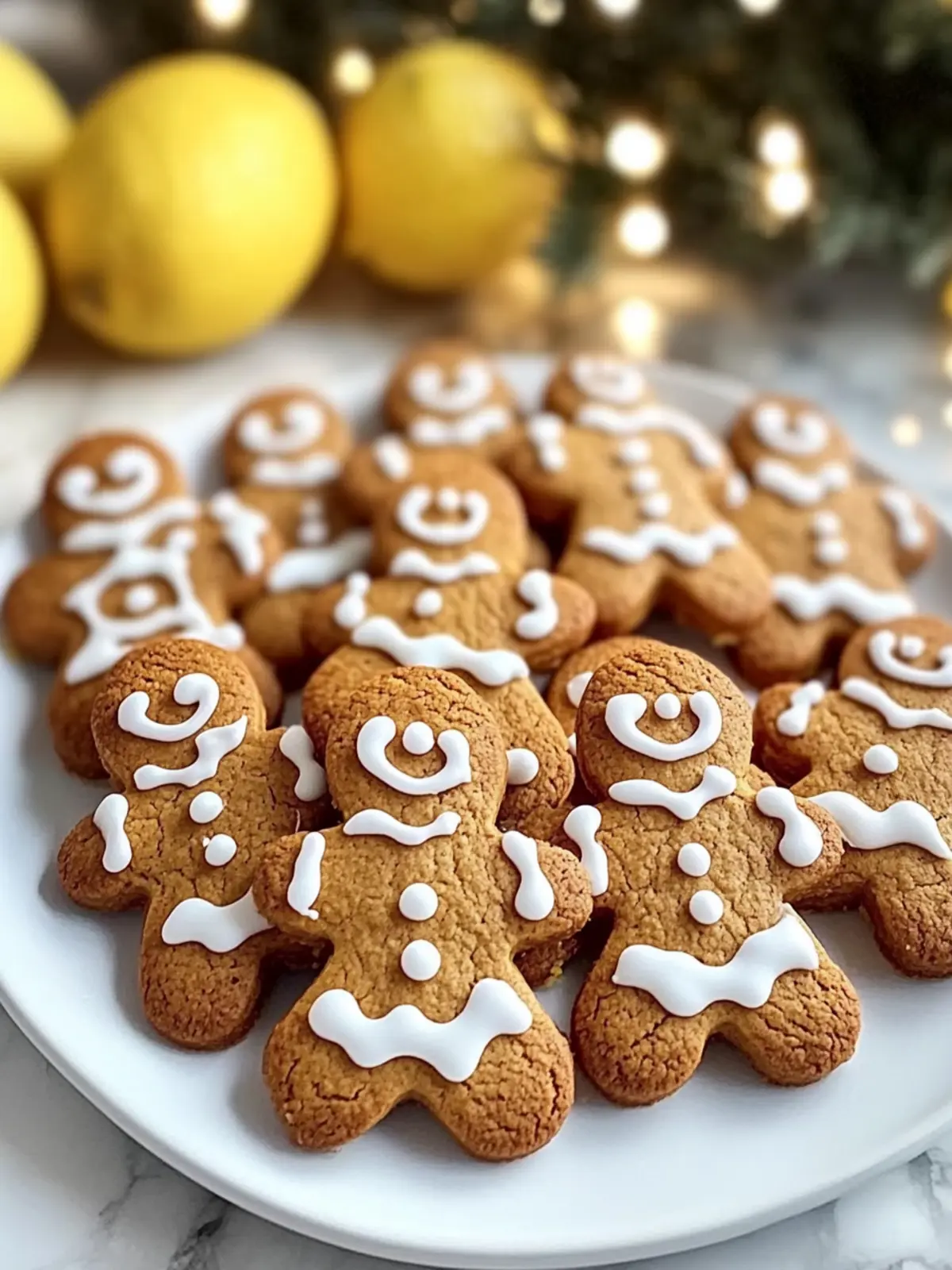 Gingerbread Cookies with Lemon Icing for Cozy Holiday Moments 2 Gingerbread Cookies with Lemon Icing