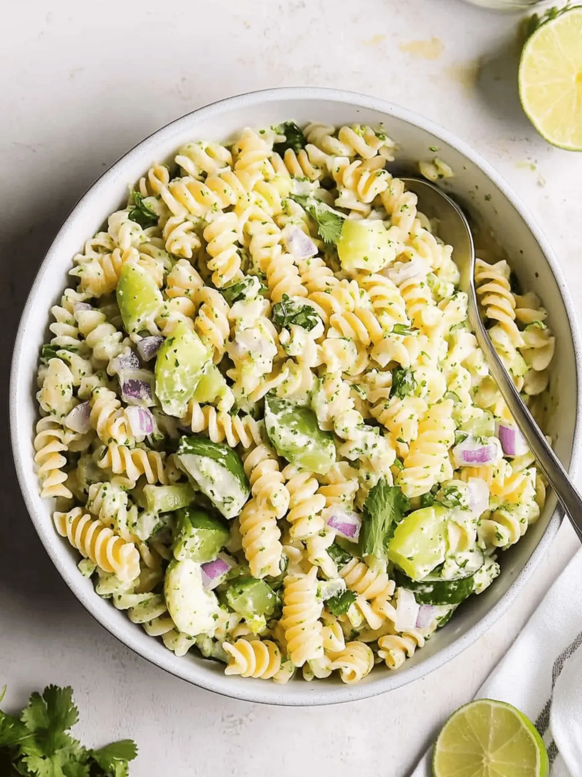 Fresh & Healthy Cilantro Lime Pasta Salad You'll Love 3 Fresh & Healthy Cilantro Lime Pasta Salad