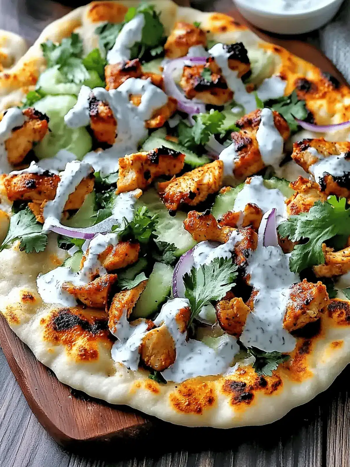 Tandoori Chicken Naan Pizza: A Quick Flavor Bomb for Dinner 2 Tandoori Chicken Naan Pizza