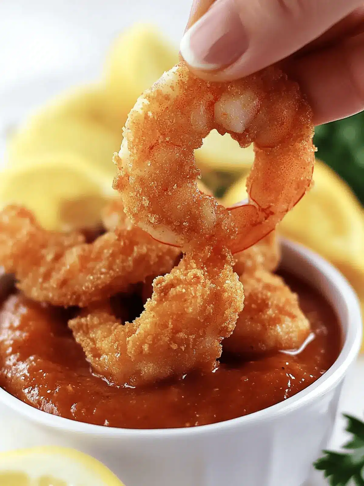 Crispy Keto Fried Shrimp with Cocktail Sauce You ll Love 4 Keto Fried Shrimp with Cocktail Sauce