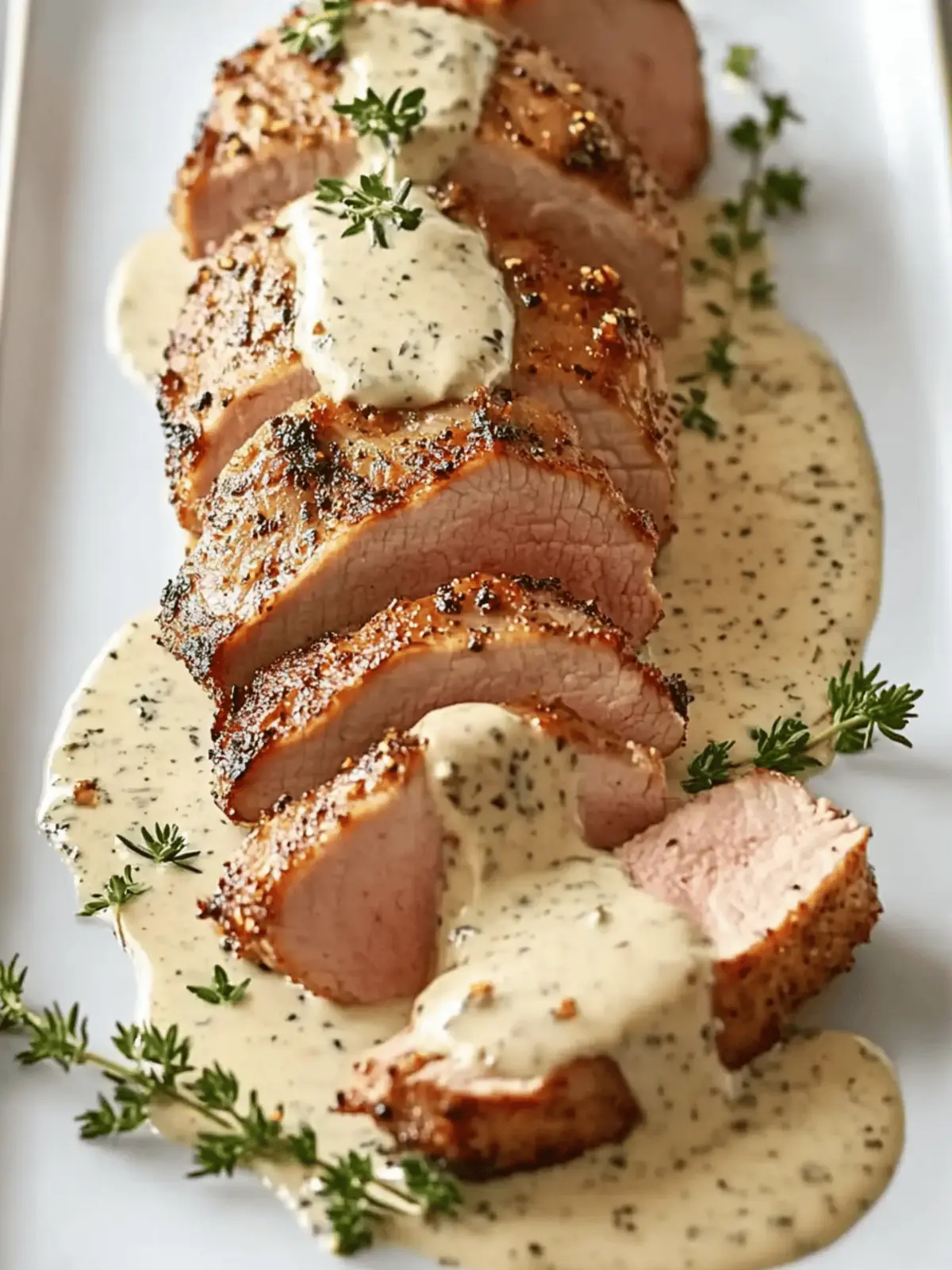 Mouthwatering Pork Tenderloin with Dijon Cream Sauce Delight 2 Pork Tenderloin with Dijon Cream Sauce