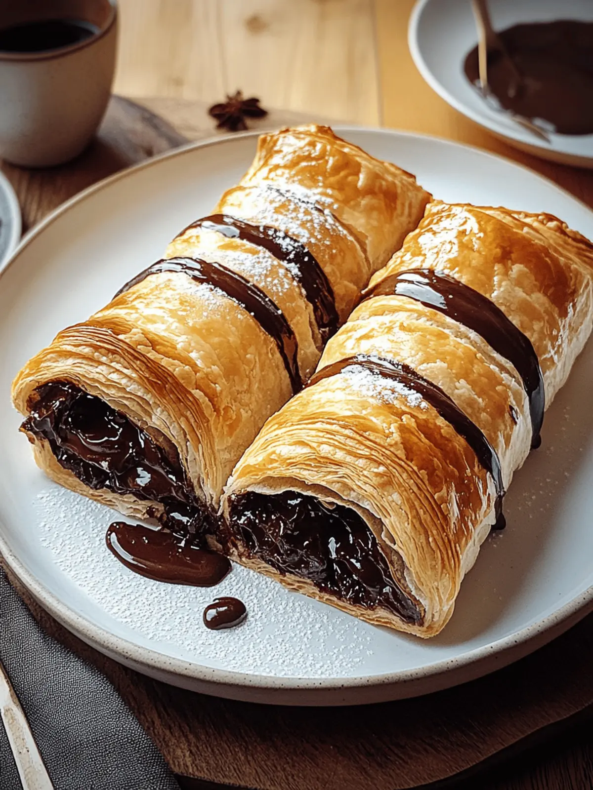 Irresistible Chocolate Puff Pastry in Just 40 Minutes 3 Chocolate Puff Pastry