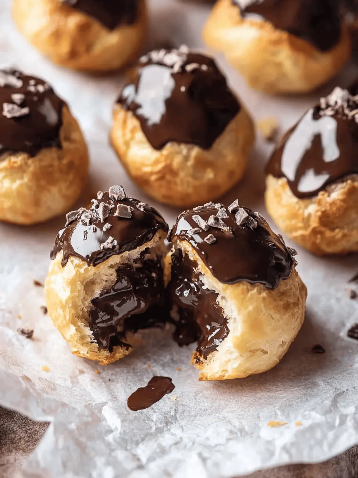 Delightful Homemade Chocolate Cream Puffs You ll Crave 2 Chocolate Cream Puffs